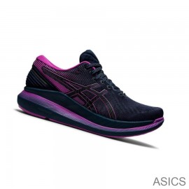 Asics Running Shoes Sale - Asics GLIDERIDE 2 LITE-SHOW Women Navy Blue