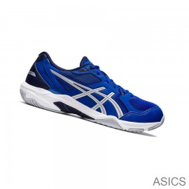 Cheap Asics Volleyball Shoes GEL-ROCKET 10 (2E) Men Blue Silver